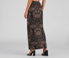 Bohemian Chic Maxi Skirt