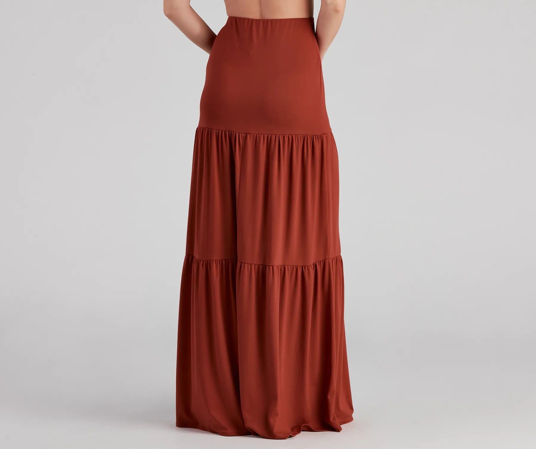 Let's Get Together Tiered Maxi Skirt
