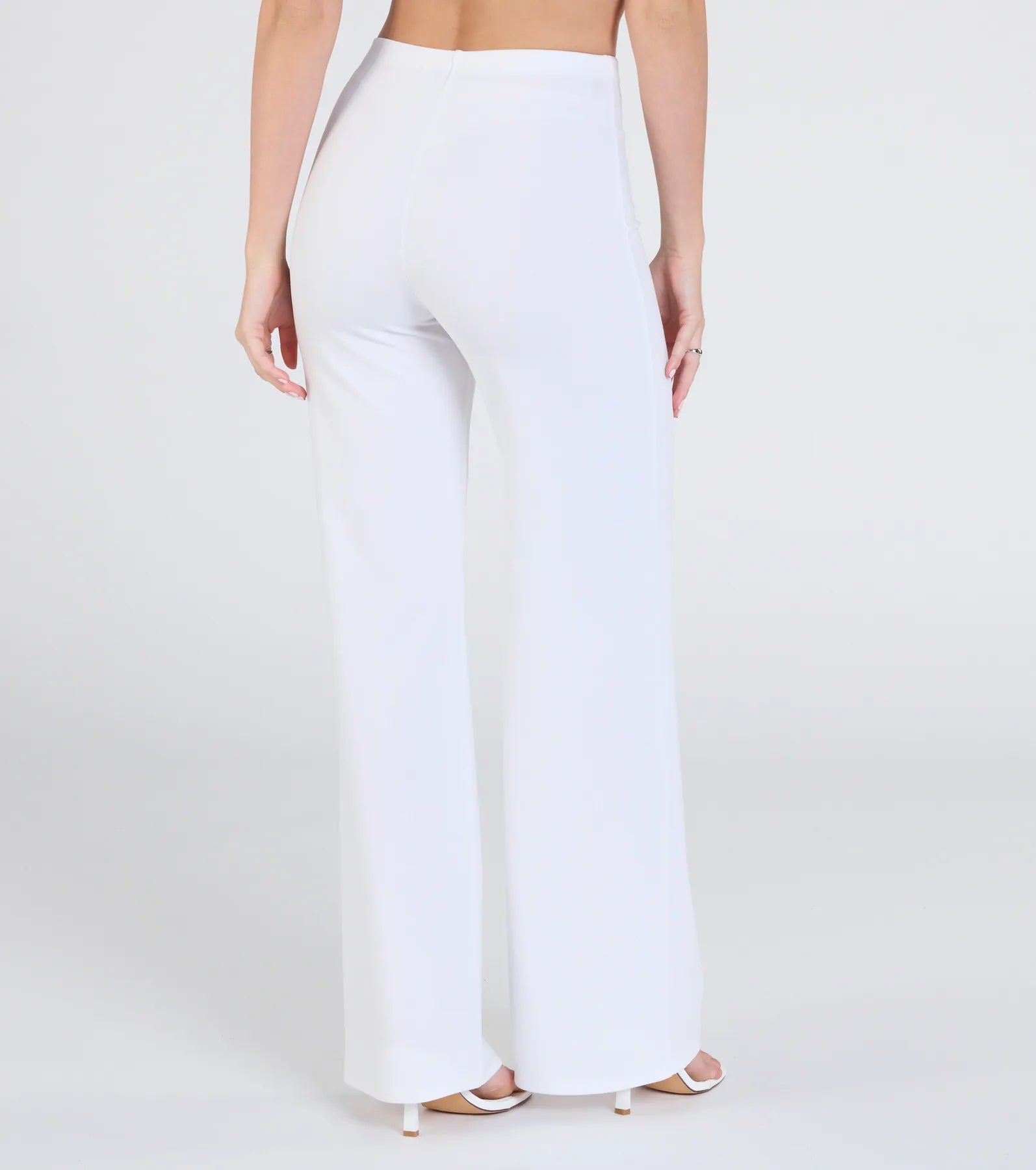 On The Go High-Rise Crepe Trouser Pants
