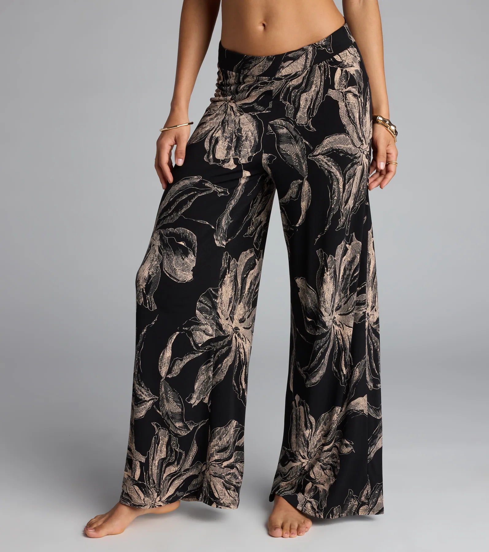 Golden Hour Wide Leg Pants Energy