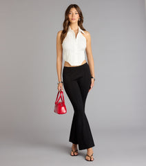 Your Strut Starts Here Ponte Flare Pants