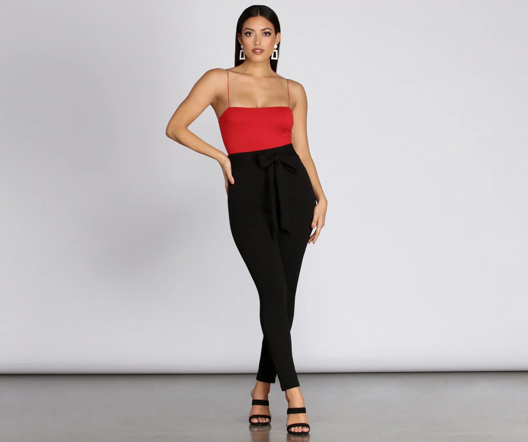 All Tied Together Crepe Twill Pants