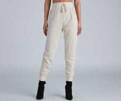 Casually Cozy Basic Joggers