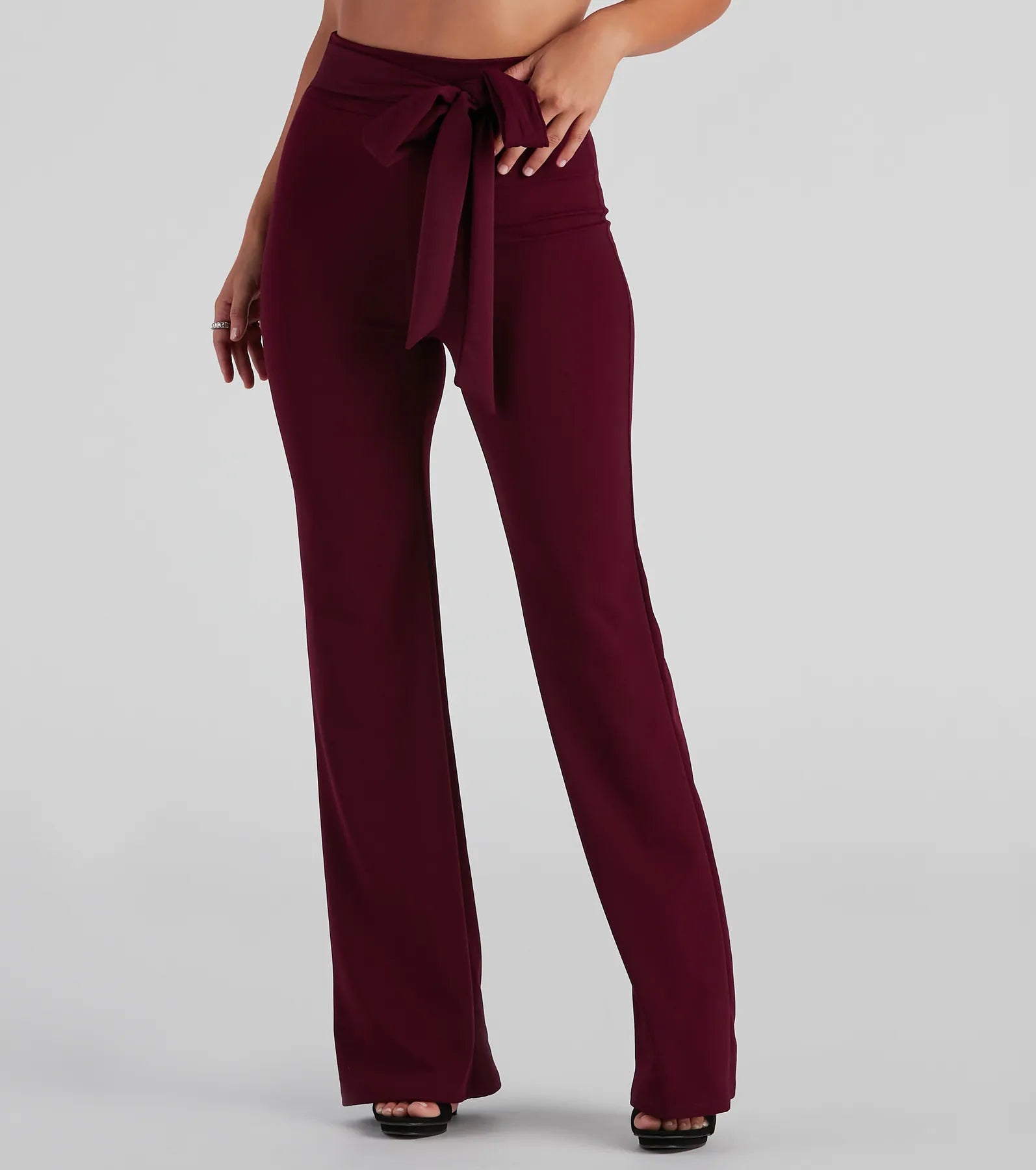 Sealed With Style Tie-Waist Pants