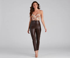 The One You Want Faux Leather Leggings