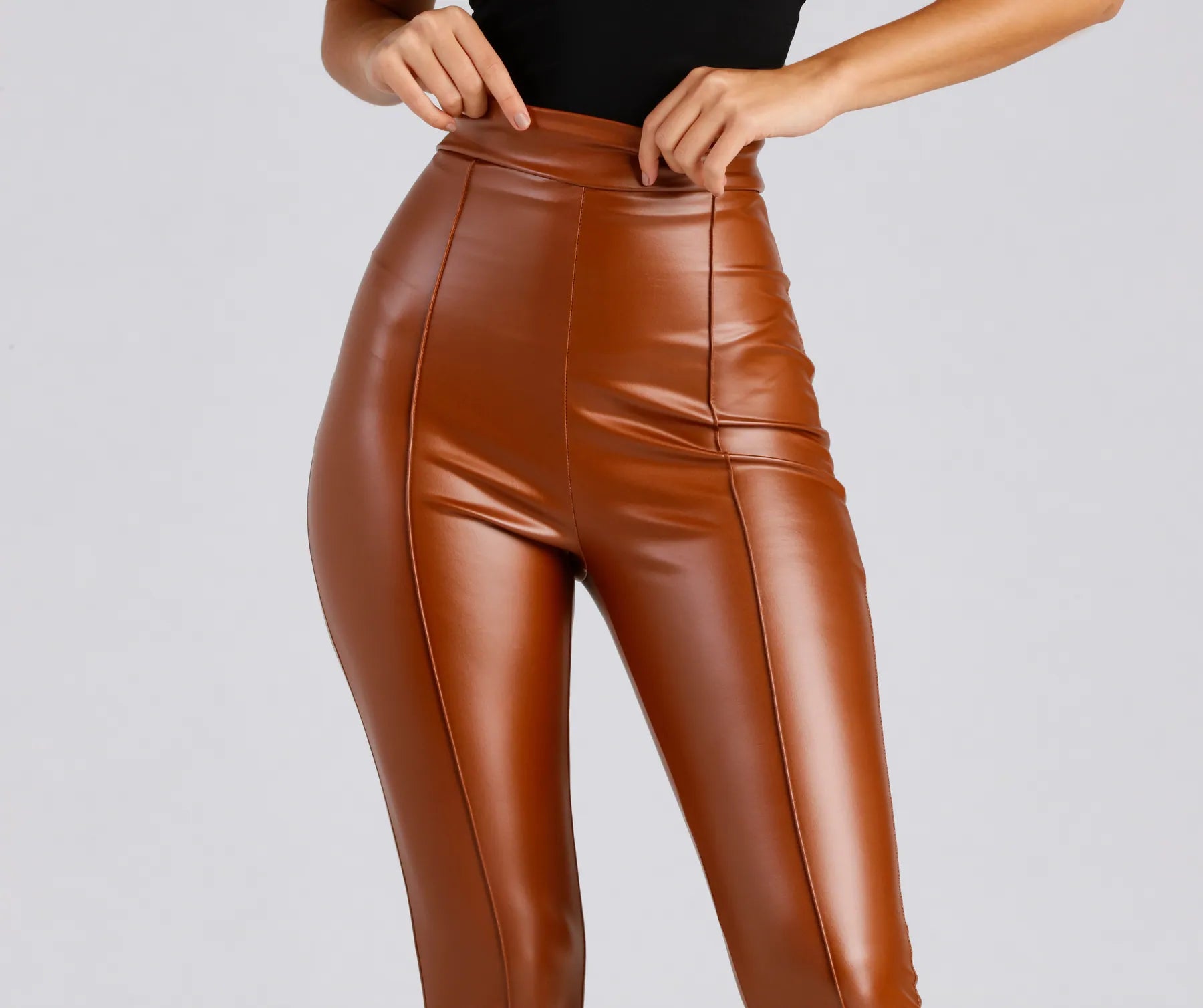 So Sleek Faux Leather Leggings