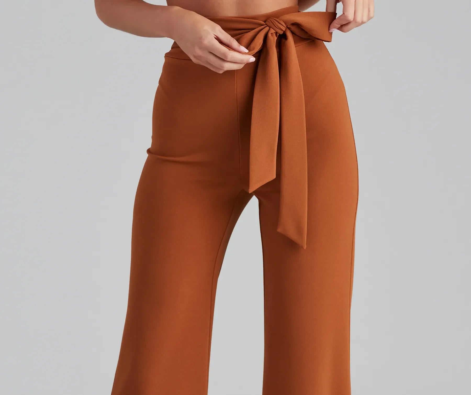 Sealed With Style Tie-Waist Pants