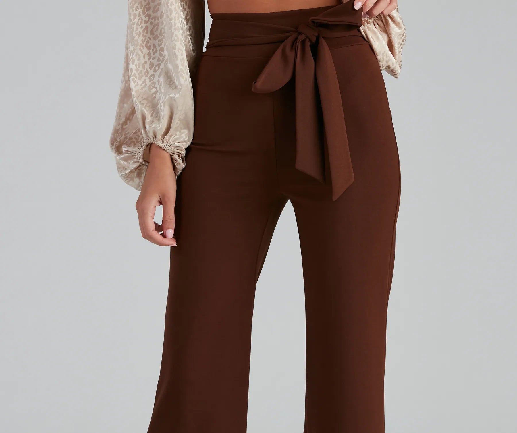 Sealed With Style Tie-Waist Pants