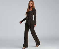 Shine In Celebration Lurex Jumpsuit