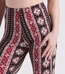 Here Comes The Sun Striped Flare Pants