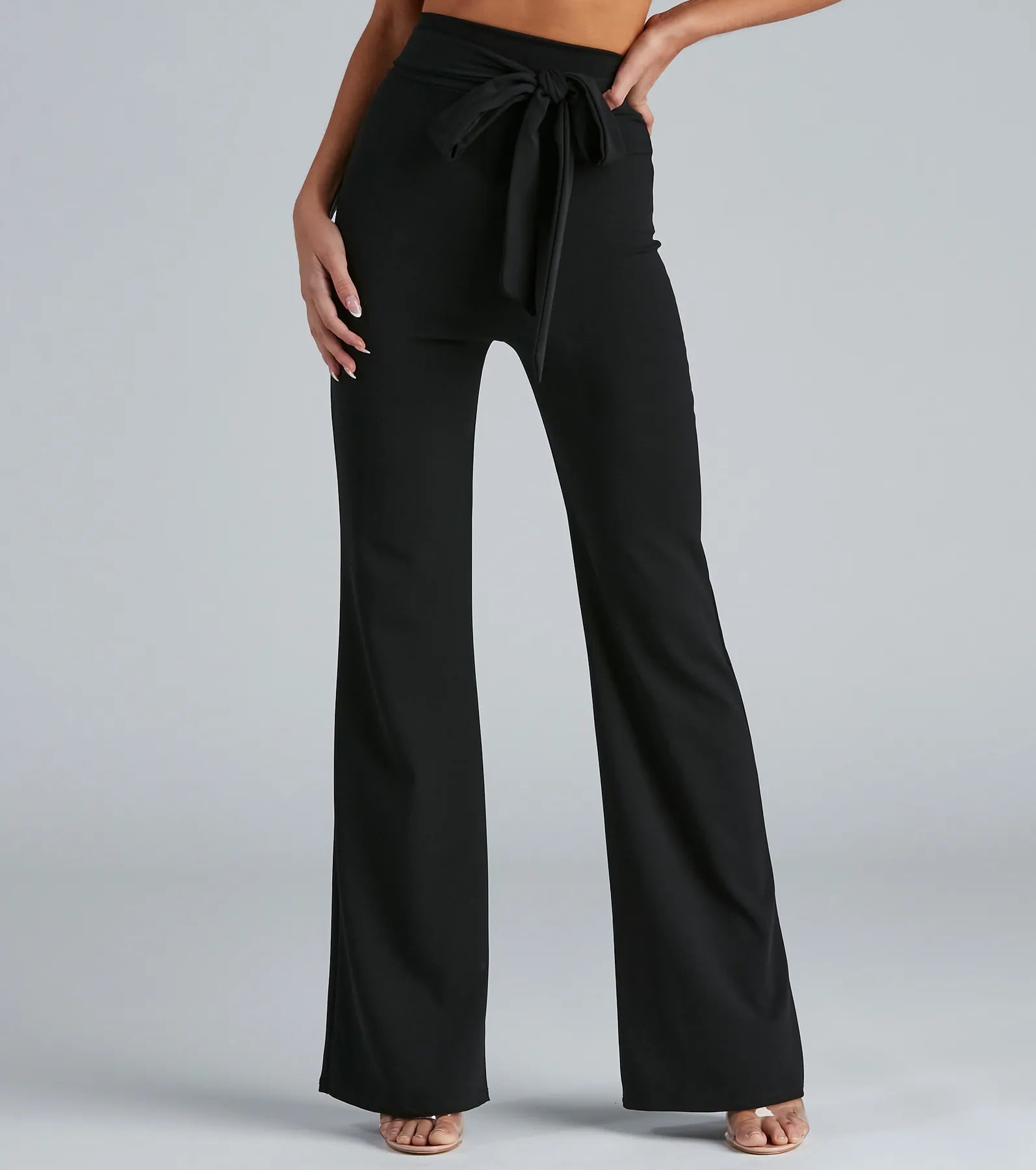 Sealed With Style Tie-Waist Pants