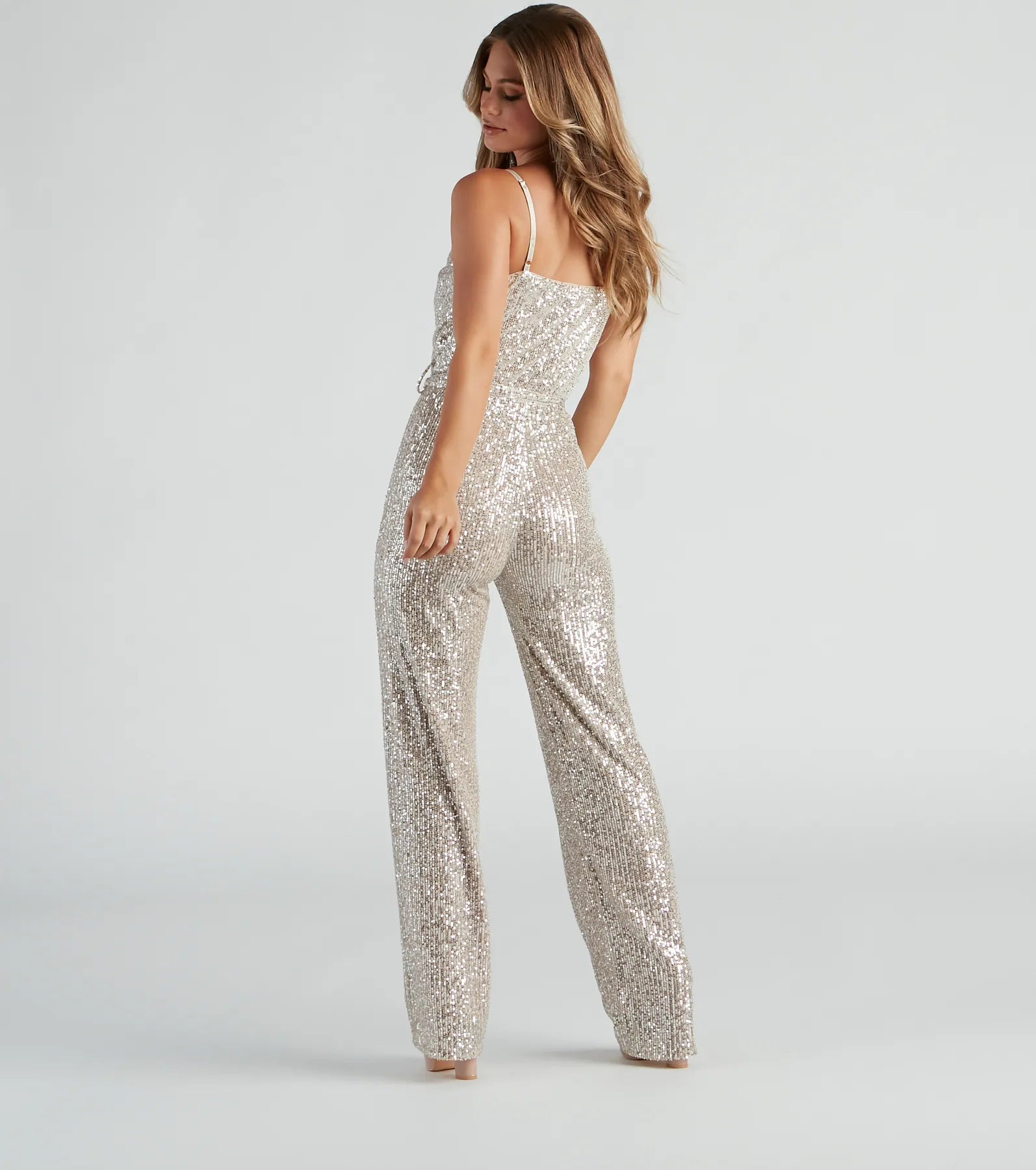 Alluring Glamour Sequin Jumpsuit