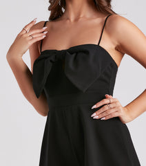 Sweetest Look Bow Detail Romper