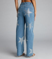 Starstruck Straight-Leg Denim Jeans