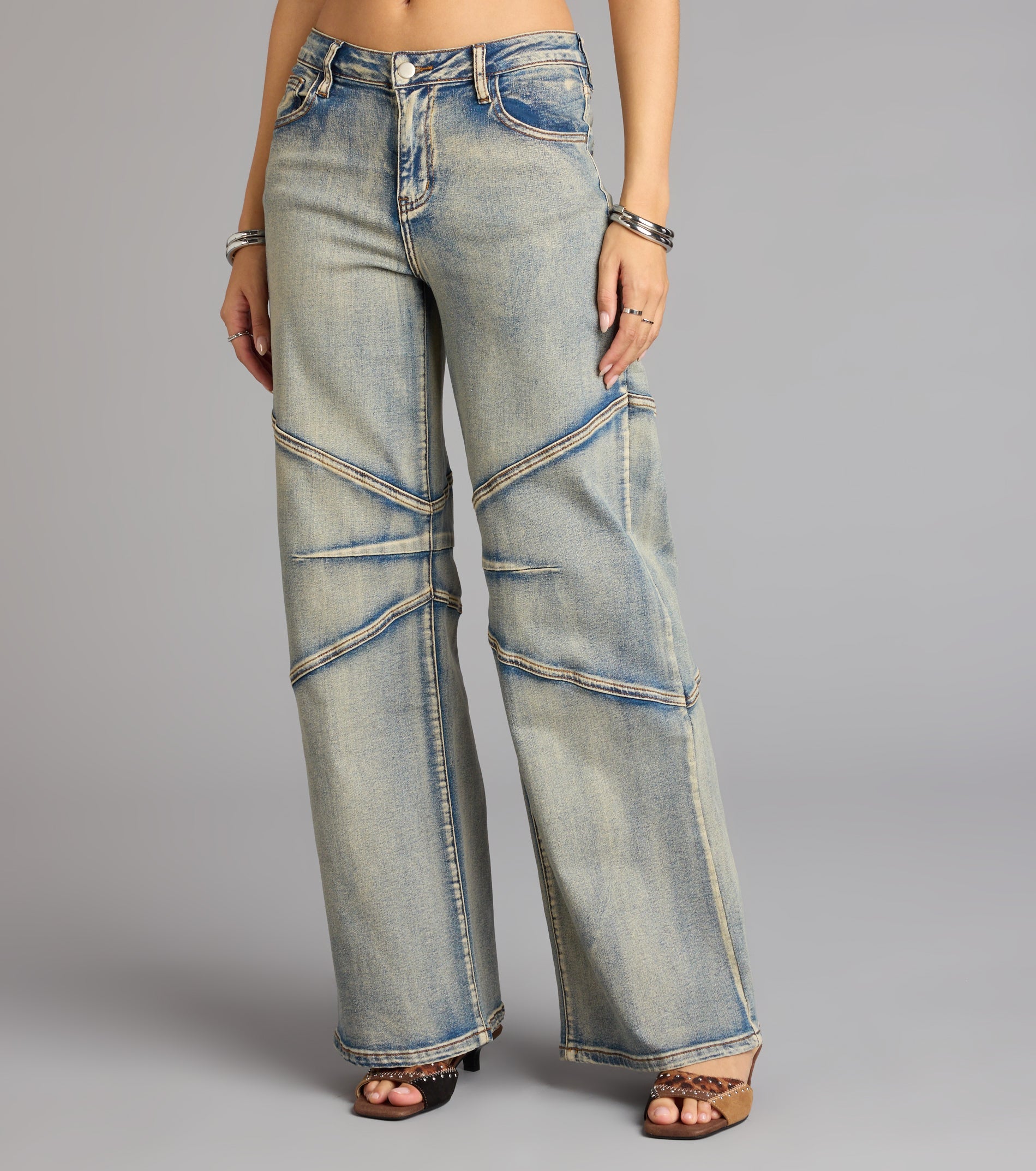 Curve The Rules Straight-Leg Denim Jeans