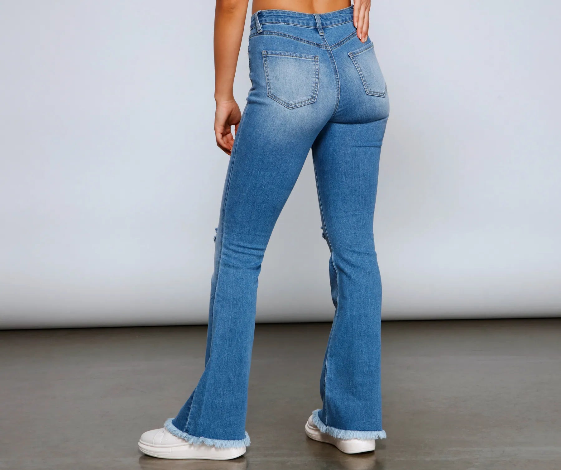 Walk It Out In Style High-Rise Flared Jeans
