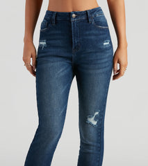 Taylor High-Rise Destructed Skinny Ankle Jeans by Windsor Denim