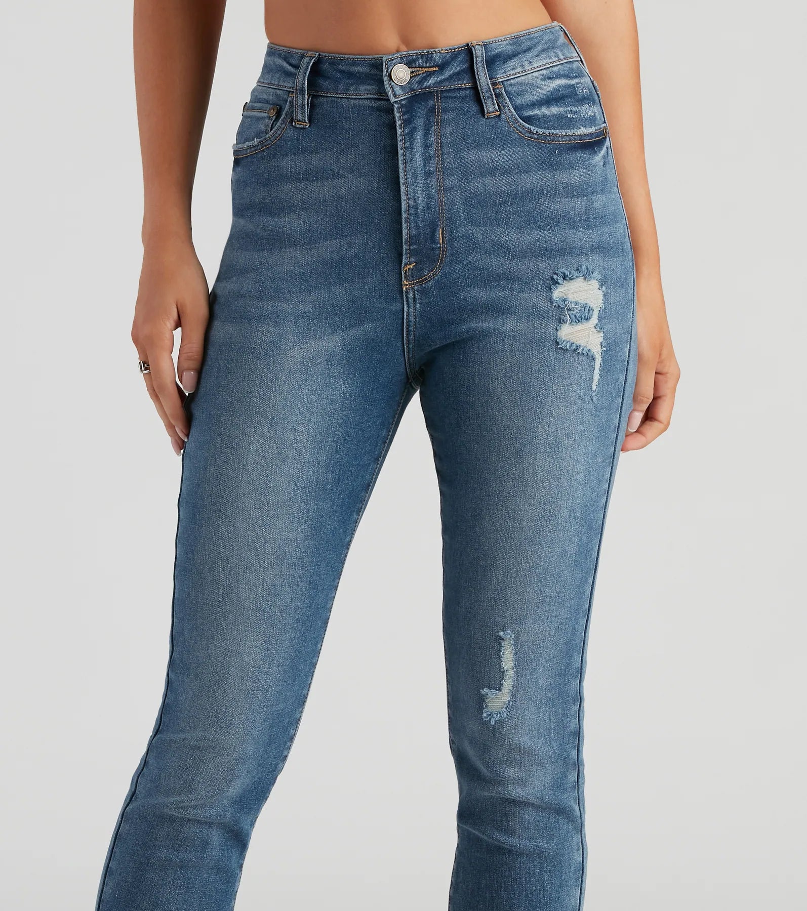 Taylor High Rise Skinny Ankle Jeans By Windsor Denim