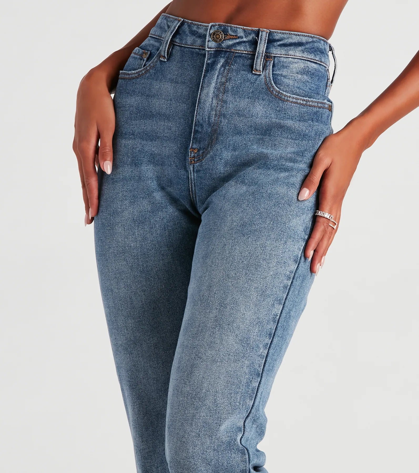 Desa High-Rise Straight Leg Jeans By Windsor Denim