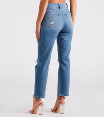 Savannah High-Rise Straight-Leg Jeans by Windsor Denim