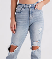 High-Rise Straight Cropped Jeans by Windsor Denim