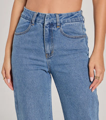 Easy Coolness Wide-Leg Denim Jeans