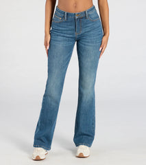So Far So Good High-Rise Bootcut Denim Jeans