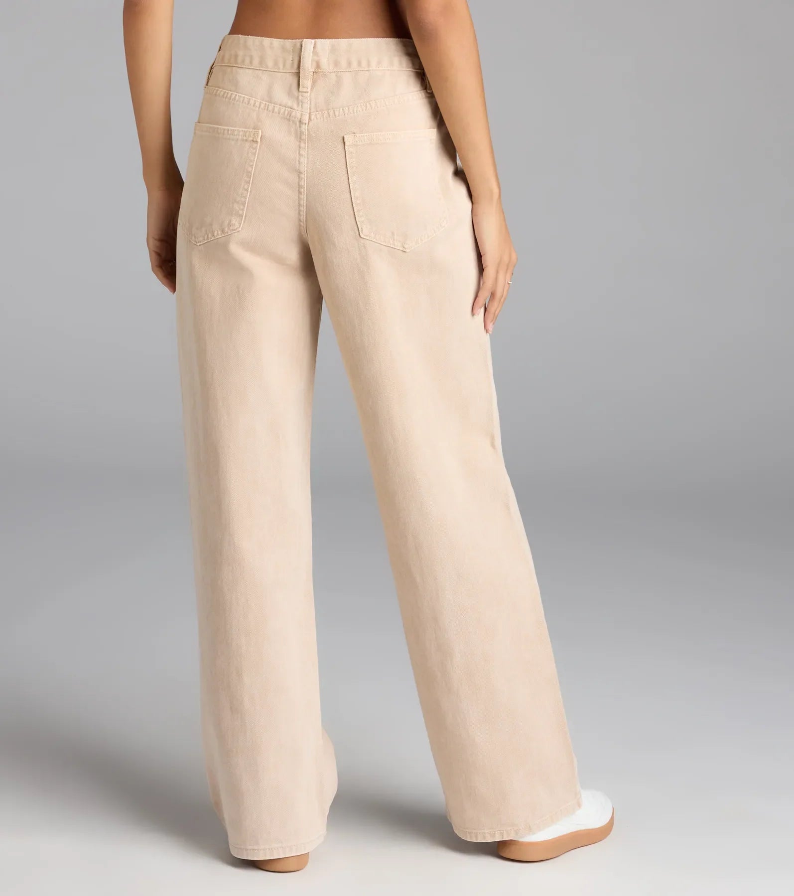 Fresh Vibes Mid-Rise Wide Leg Denim Jeans