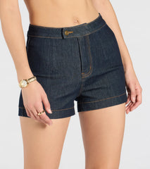 Exceptional Poise High Rise Denim Shorts