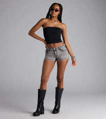 Sleek Fave Slinky Knit Bandeau Top