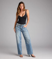 She's Serving Seamless Knit V-Neck Bodysuit