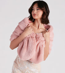 So Luxe Faux Fur Shawl Wrap