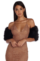 Fur Elegance Stole Wrap