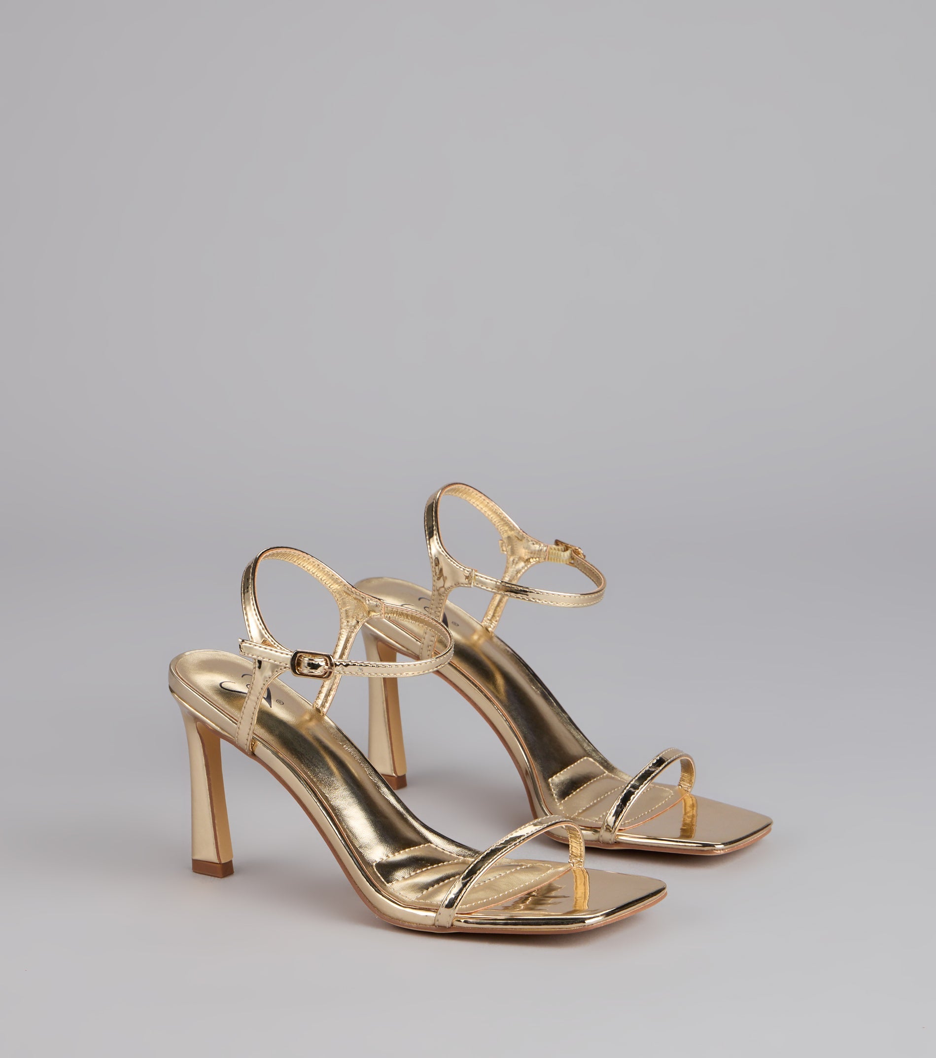 Style Pop Square Toe Nubuck Stiletto Heels