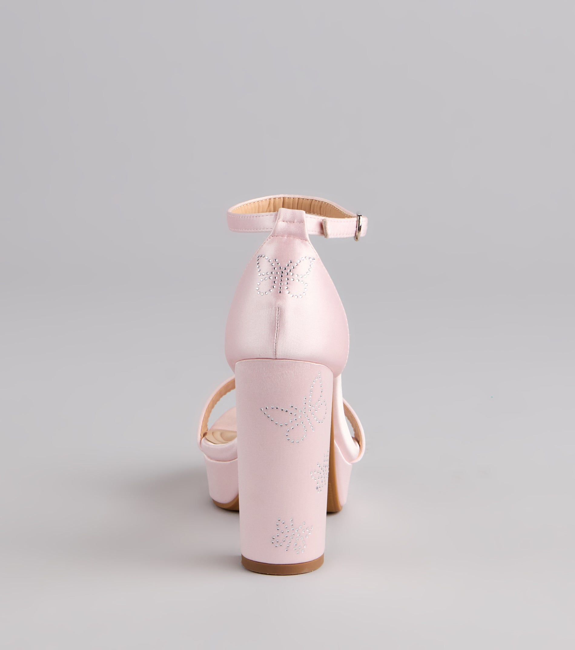 Butterfly Kisses Platform Block Heels