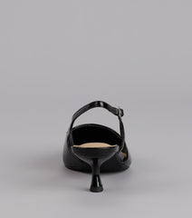 Keep It Chic Kitten Heel Pumps