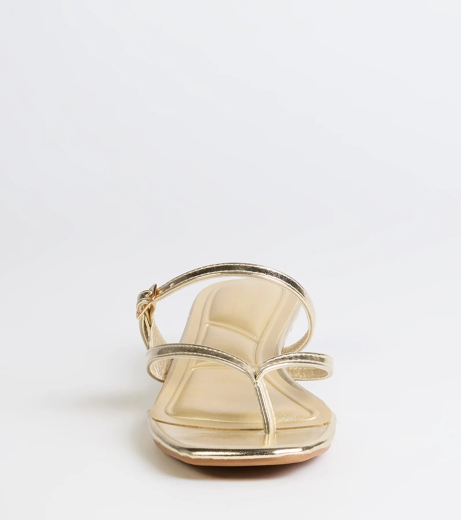 Chic Trend Thong Strap Kitten Heel Mules