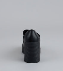 Elevated Chic Platform Loafers