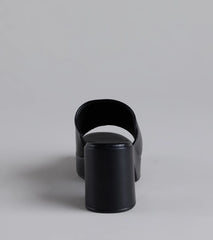 90s Icon Platform Block Heel Mules