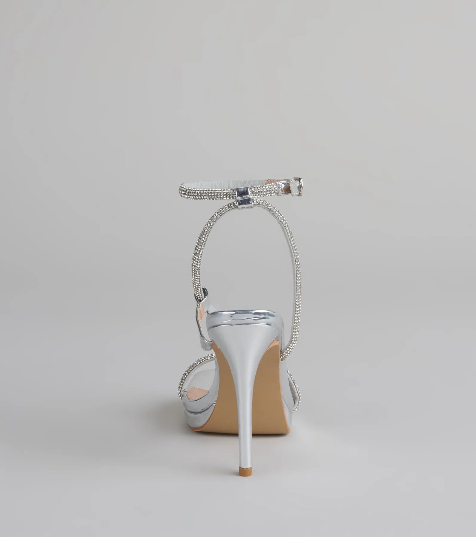 Shine Game Rhinestone Platform Stilettos