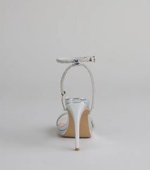 Shine Game Rhinestone Platform Stilettos