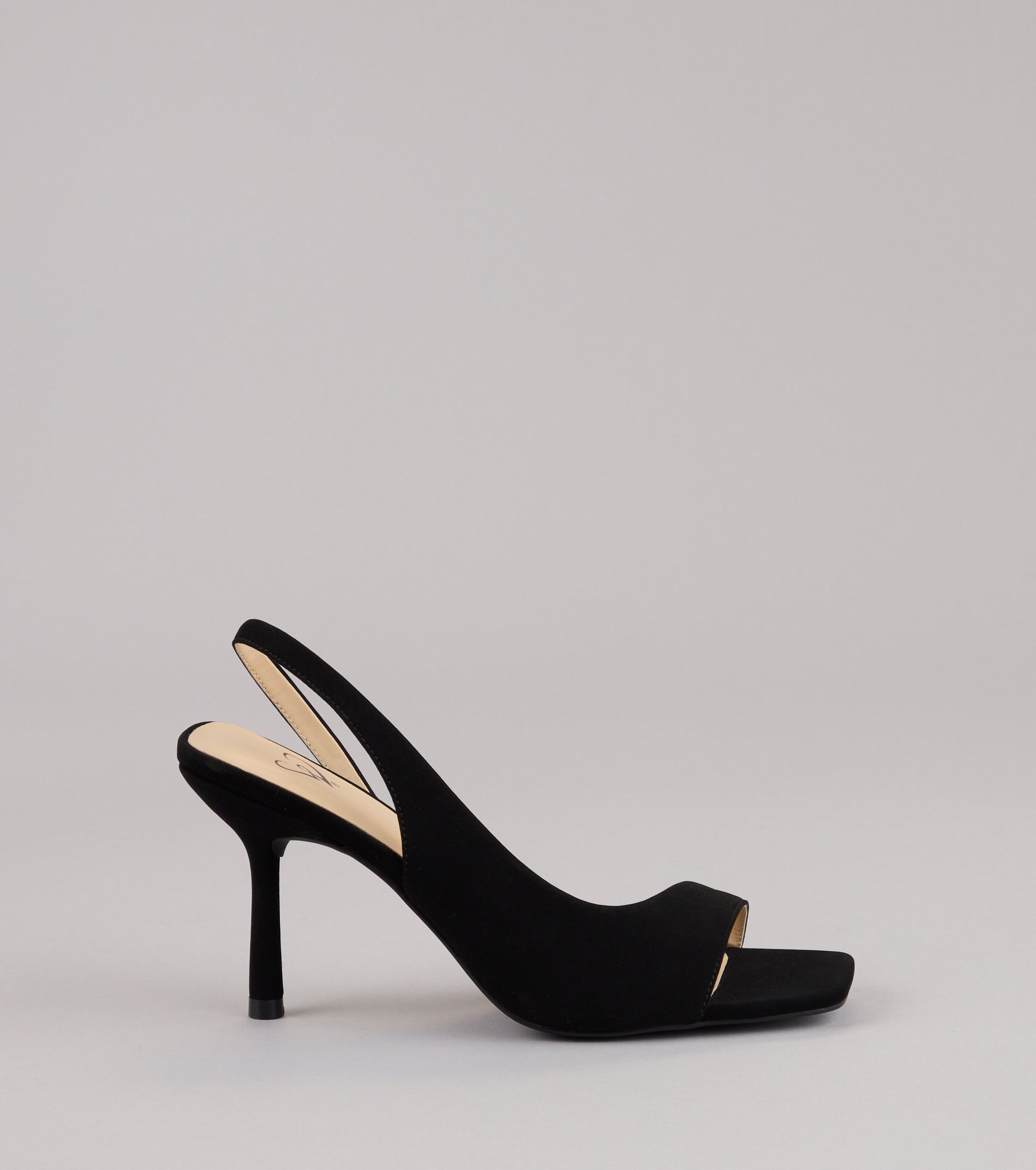 Strut Ready Sling-Back Stiletto Pumps
