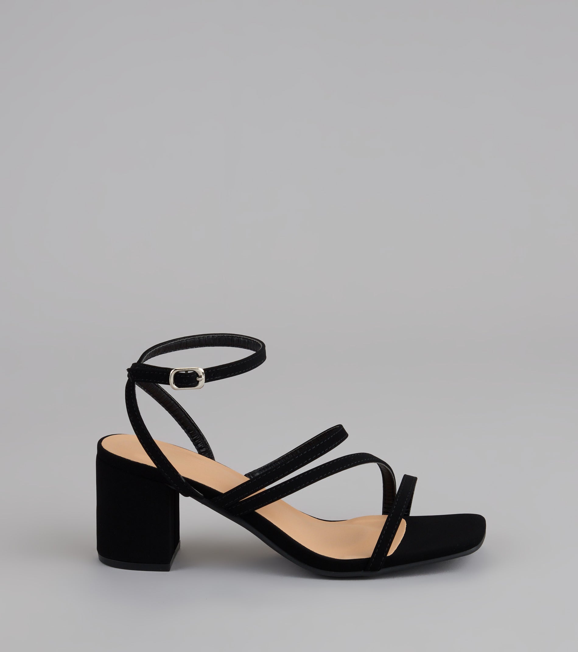 Steppin' Out Strappy Wide Fit Block Heels