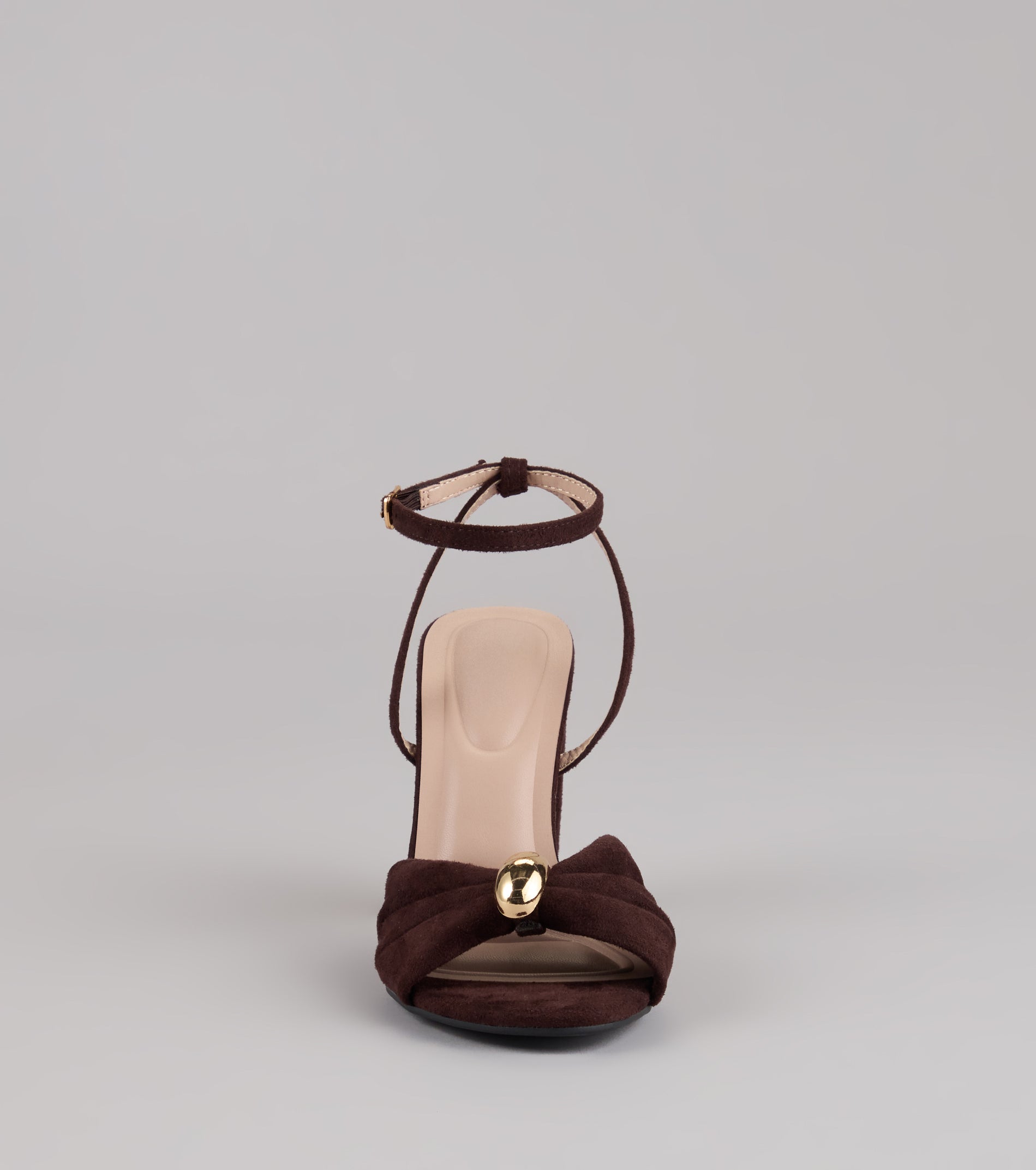 Chic Streak Faux Suede Block Heels