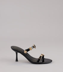 Out All Night Charm Strap Stiletto Heels