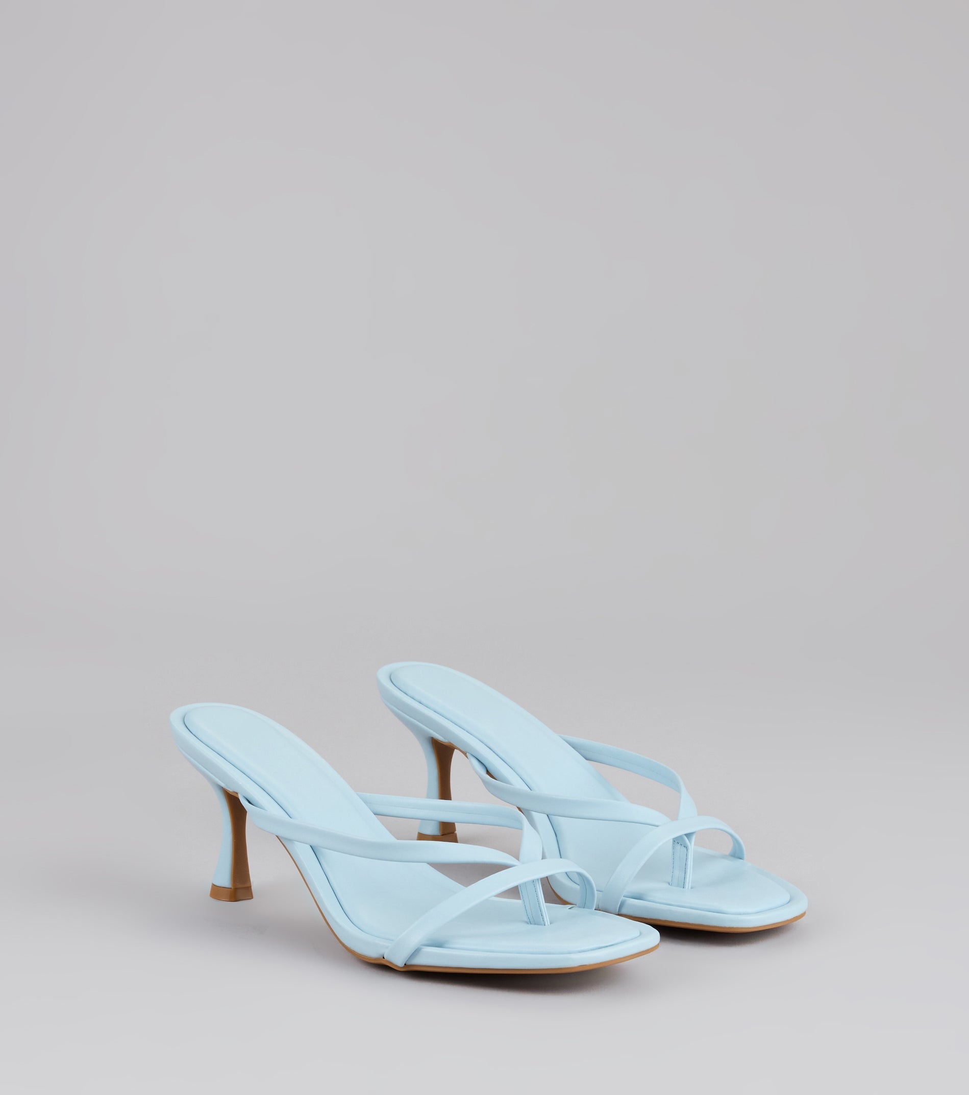 Sips And Sunshine Strappy Thong Mules