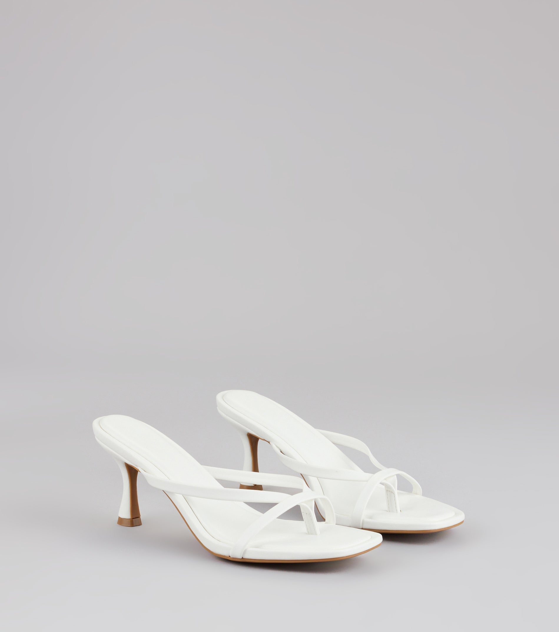 Sips And Sunshine Strappy Thong Mules