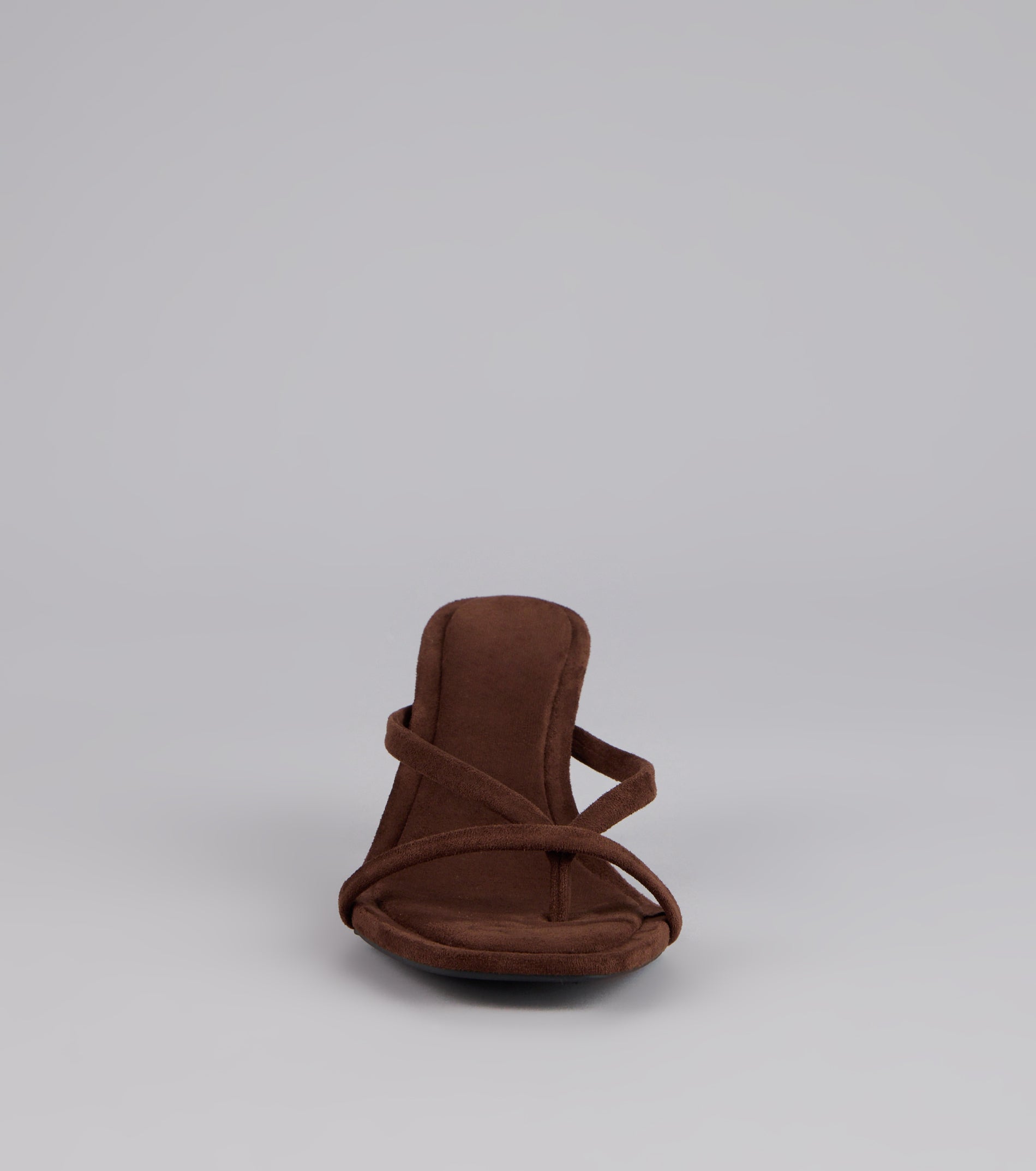 Minimal Mood Faux Suede Kitten Heels