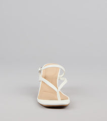 Strap In Thong Buckle Mules