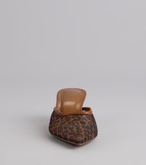 On The Prowl Mesh Leopard Kitten Pumps